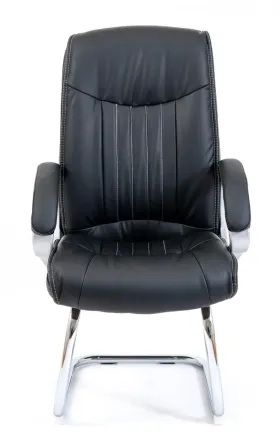Офісне Конференційне Крісло Richman Frankfurt Fly 2300 Хром CF Чорний Київ