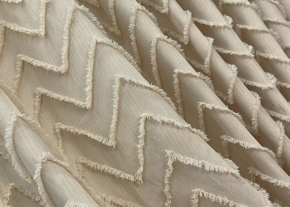 Комплект штор VR-Textil Лен Букле № 1807ш Кремовый 150х295 см 2 шт (33-0783) Киев - изображение 6