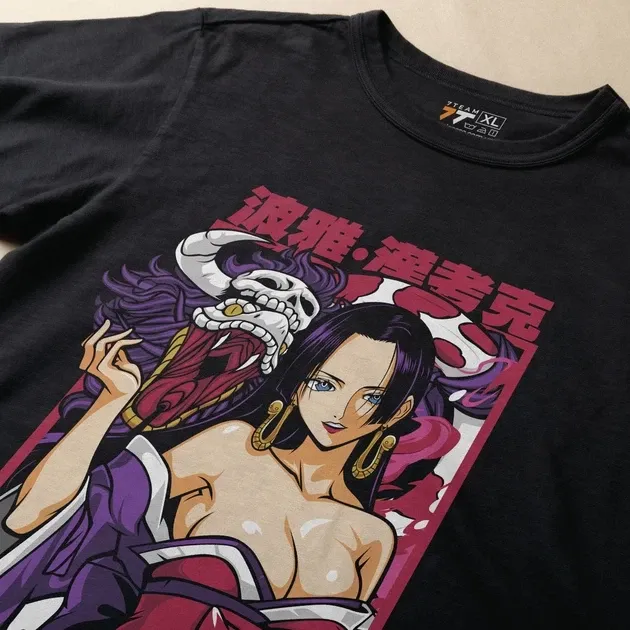 Футболка чоловіча з  принтом Ван Пис Боа Хенкок 2 Розмір 48 Anime1009 Дніпро - фото 3