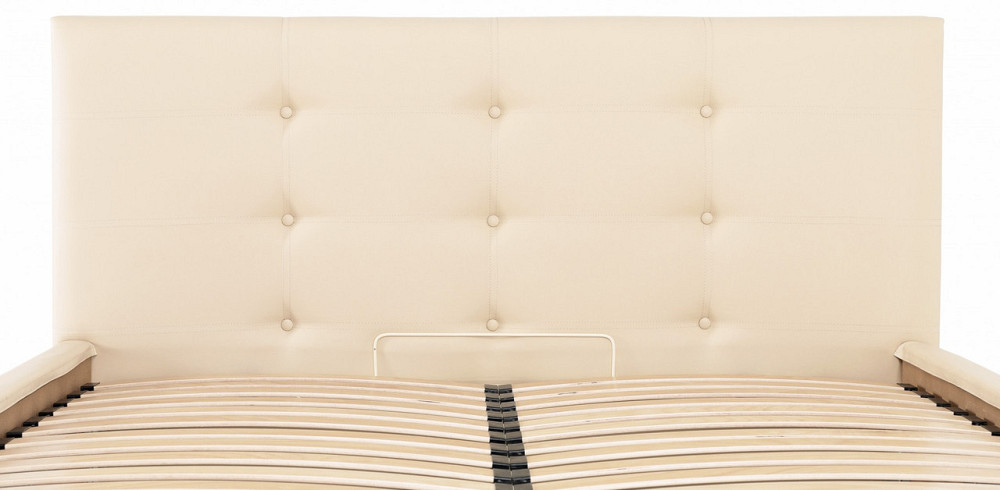 Кровать Manchester VIP 120 х 190 см Fly 2207 С дополнительной металлической цельносварной рамой Бежевый Днепр - изображение 11