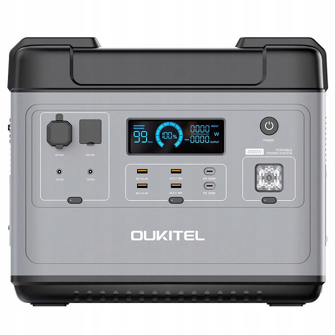 Портативна автономна зарядна станція Oukitel P2001 2000 Вт Вінниця - фото 1