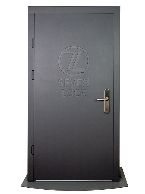 Умный дверной биометрический замок SEVEN LOCK SL-7768BF silver Киев - изображение 10