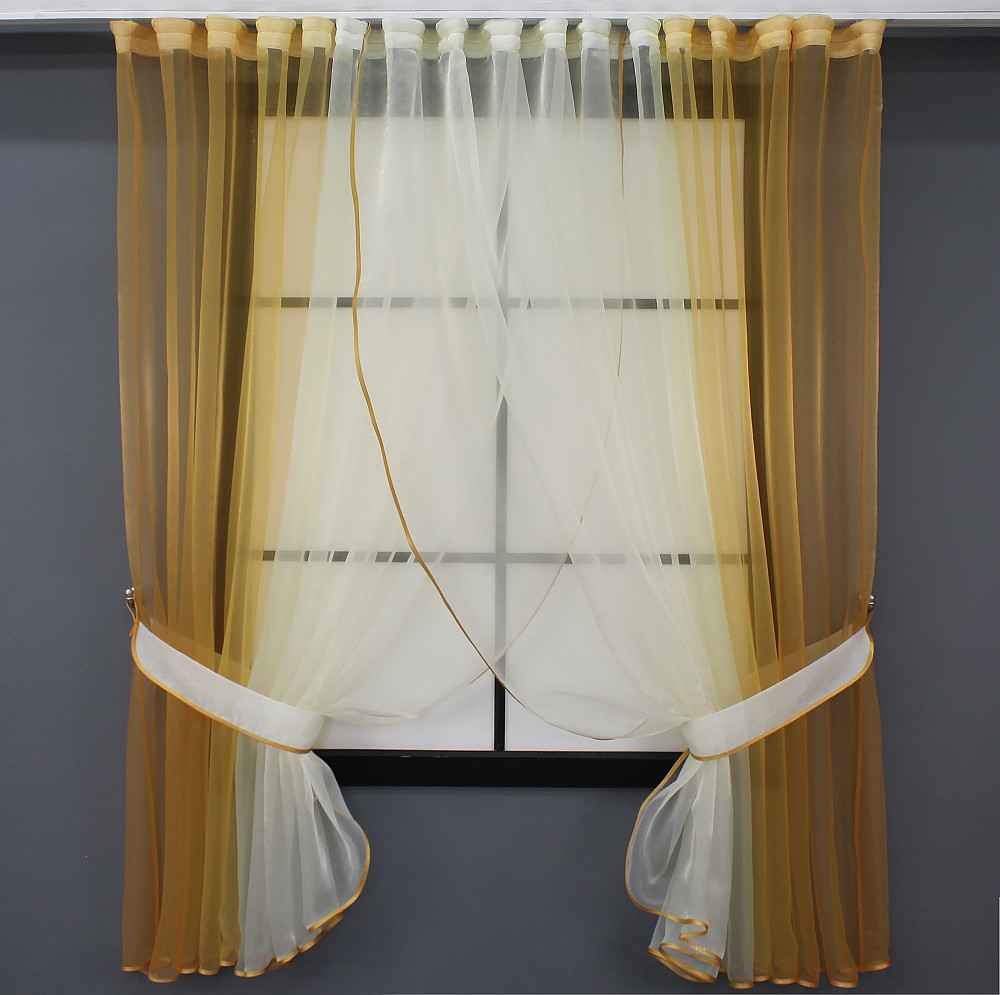 Кухонные шторки VR-Textil № 106к органза 