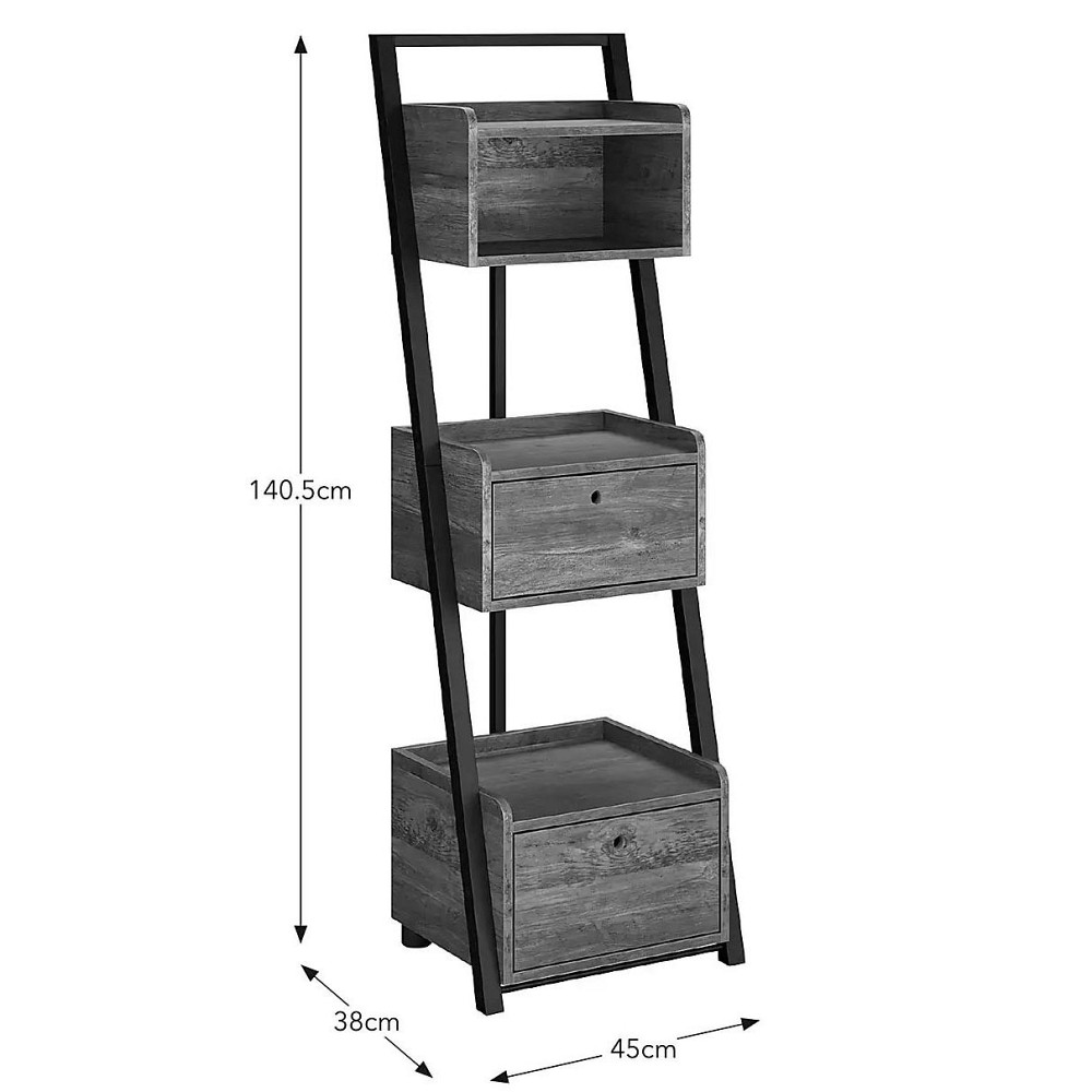 Етажерка для ванної "Фалтон" венге-рустикал Миколаїв - фото 2
