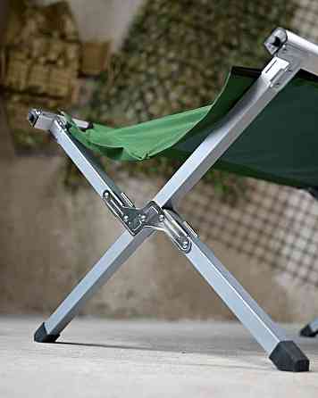 Міцна розкладачка військова НАТО 190 см + чохол армійський до 120 кг ДЛ7079 Одеса