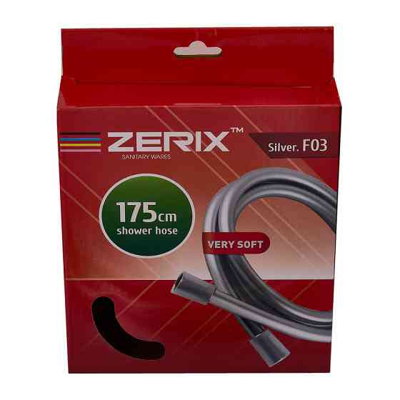 Шланг Zerix Silver.F03 - 175см Упаковка коробка   ( ZX5685 ) 28397 Харків