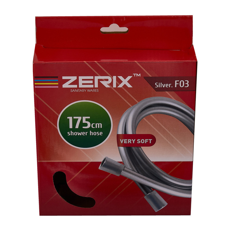 Шланг Zerix Silver.F03 - 175см Упаковка коробка   ( ZX5685 ) 28397 Харків - фото 2