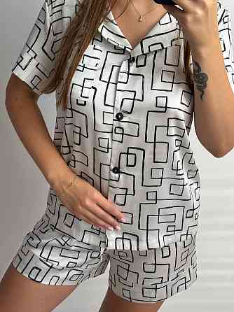 Женская пижама сатиновая Лабиринт XL-2XL Харьков