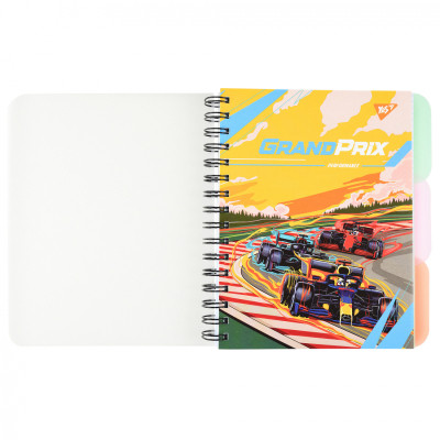 Блокнот Yes А5 Grand prix 144 листа пластиковая обложка (681961) Винница - изображение 1