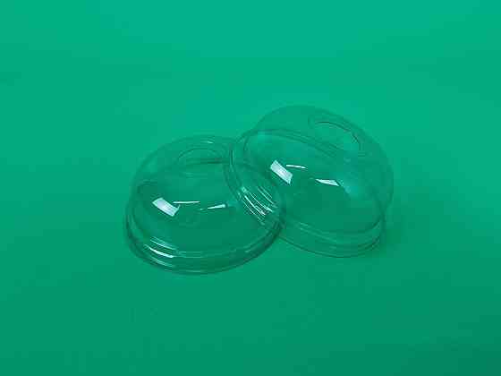 Крышка купольная с отверстием для стакана РЕТ (320,420,350NEW,250NEW,500NEW) NEW (новая) (100 шт) Харьков