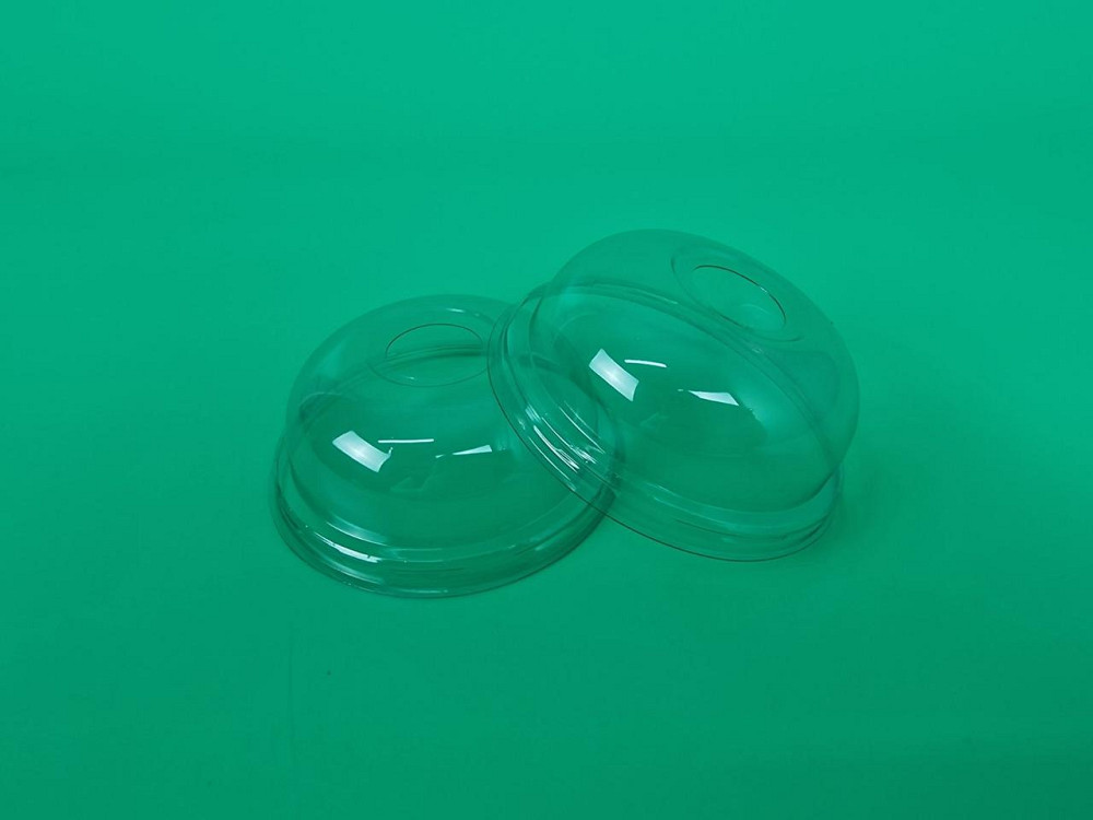 Крышка купольная с отверстием для стакана РЕТ (320,420,350NEW,250NEW,500NEW) NEW (новая) (100 шт) Харьков - изображение 1