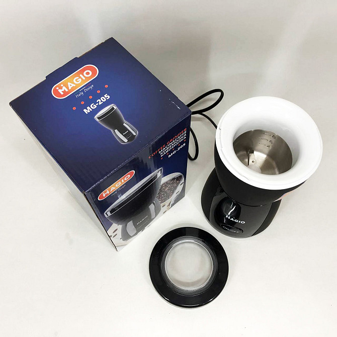Электрическая кофемолка для турки MAGIO MG-205 200 Вт, Машина для молоть кофе, DC-725 Роторная кофемолка Киев - изображение 2