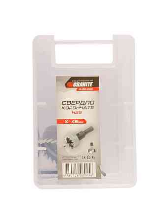 GRANITE Свердло корончасте GRANITE HSS 45 мм 6-08-045 Київ