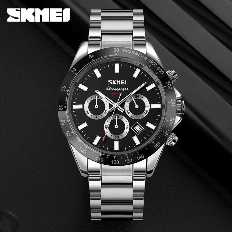 Skmei 9259SIBK Silver-Black Київ - фото 3