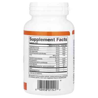 Витамин Natural Factors Комплекс витаминов группы B, 100 мг, Complete B, 90 таблеток (NFS-01141) Винница