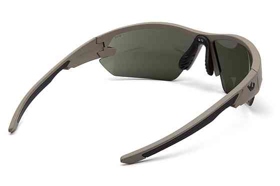Окуляри захисні Venture Gear Tactical Semtex 2.0 Tan (forest gray) Anti-Fog, чорно-зелені в пісочній оправі Запоріжжя