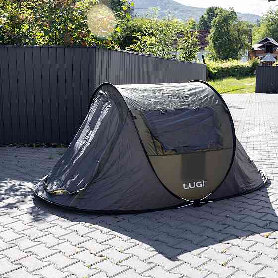 Lugi Намет туристичний 245×145×100 (см) кемпінговий для риболовлі 2 х місний Зелений LU-030GR Коломыя