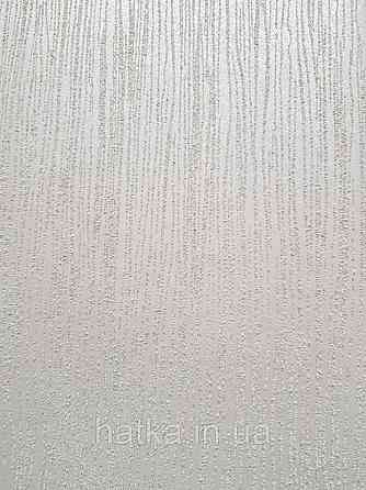Шпалери вінілові на флізелін Marburg Dune 32515 сірі однотонні тонкі структурні хвилясті смуги Київ