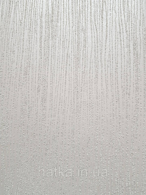 Обои виниловые на флизелине Marburg Dune 32515 однотонные серые тонкие структурные волнистые полоски Киев - изображение 1