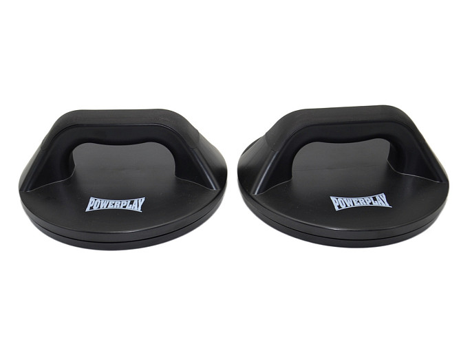 Упори для віджимань поворотні PowerPlay 4321 Push Up Bars пластикові (Круглі) Кам'янське - фото 2