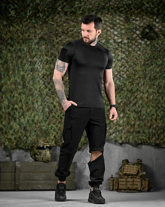 Літній тактичний костюм TRILON чорний ДЛ6583 Одеса - фото 1