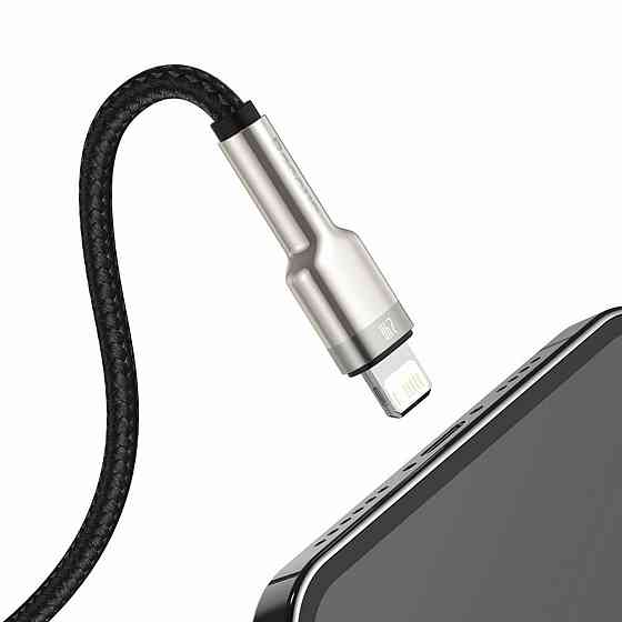 Кабель Baseus Cafule Series Metal Data Cable Type-C to iP PD 20W 1m Black Київ