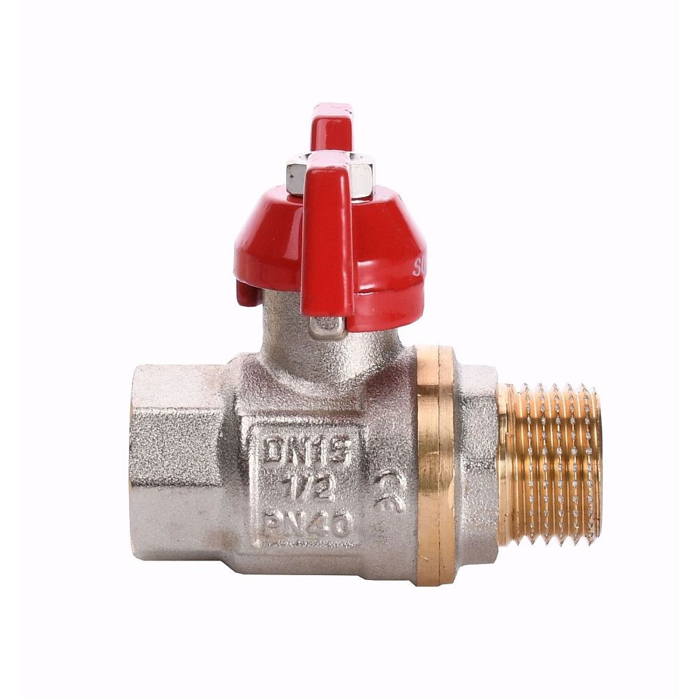 Кран кульовий прямий SOLOMON 1/2″ ЗВ КБ PN40 B1008 Луцк - изображение 2