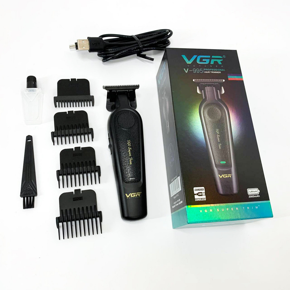 Универсальная машинка для стрижки головы и бороды VGR V-995, Професиональная машинка для стрижки волос CI-75 Львов - изображение 6