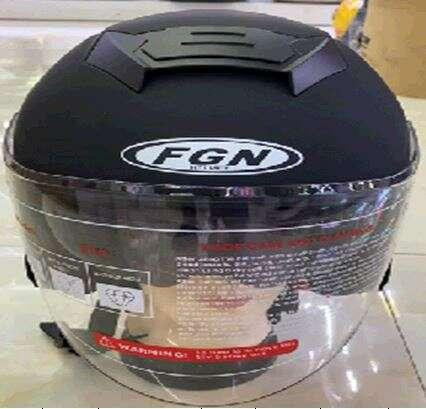 Шолом відкритий (mod:XX) (size:L,чорний матовий) Мукачево - фото 1