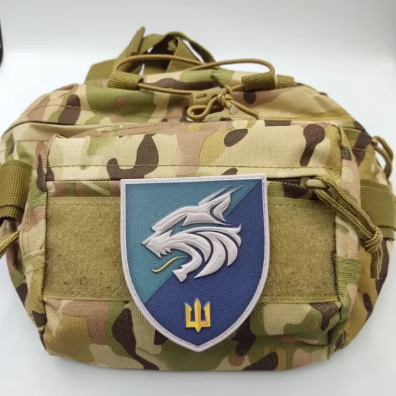 Патч / шеврон 137-й окремий батальйон морської піхоти об'ємний Запоріжжя