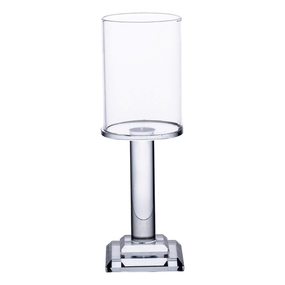 Підсвічник скляний на ніжці 6.5×20 см підсвічник келих декоративний прозорий HP-4-40S Київ - фото 1