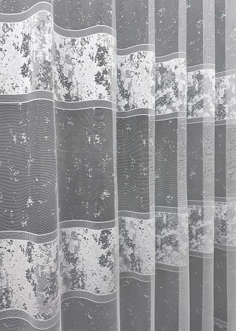 Тюль жакард "Преміум" колір білий 1528т Київ - фото 3