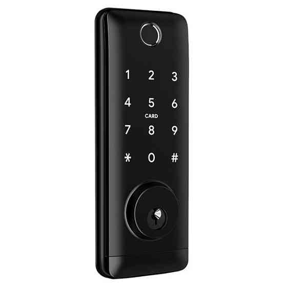 Розумний дверний біометричний замок SEVEN LOCK SL-7764BF black Київ