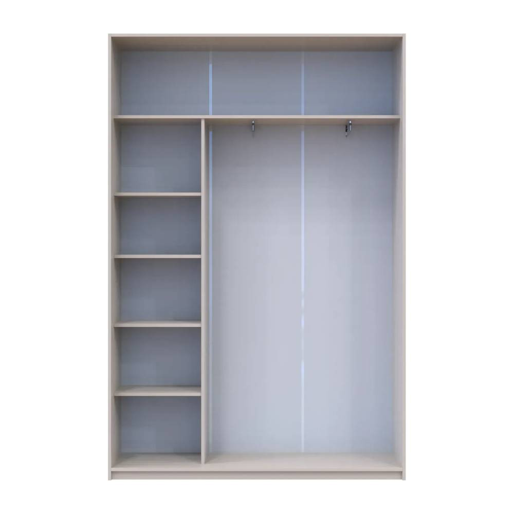 Шкаф-купе Doros Сити Лайт Кашемир 1 ДСП/1 зеркало 150х45х225 (80736356) Днепр - изображение 7