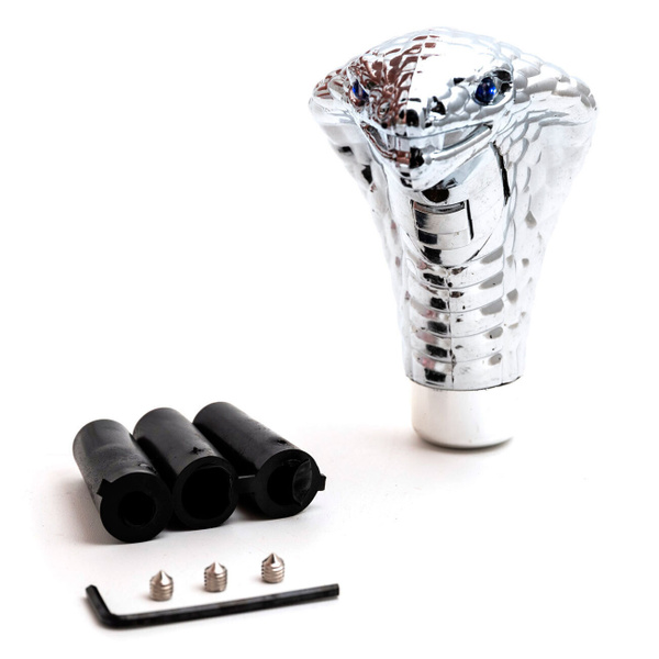 Светящаяся ручка КПП «Кобра» с LED-глазами, серебристая Киев - изображение 7