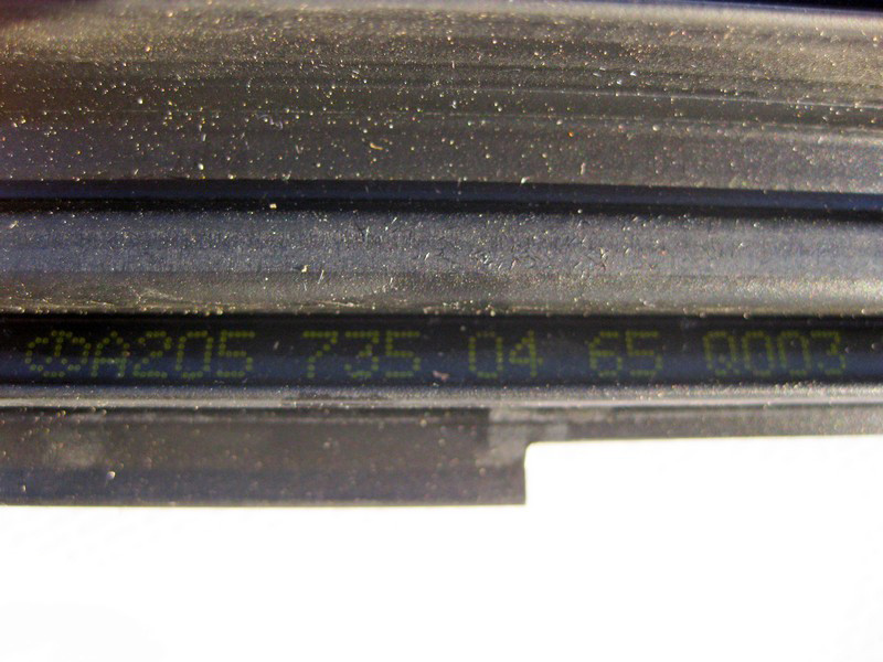 Mercedes-Benz  A2057350465 Внутрішня планка ущільнювача під скло задніх правих дверей C-Class W205 Одеса - фото 3