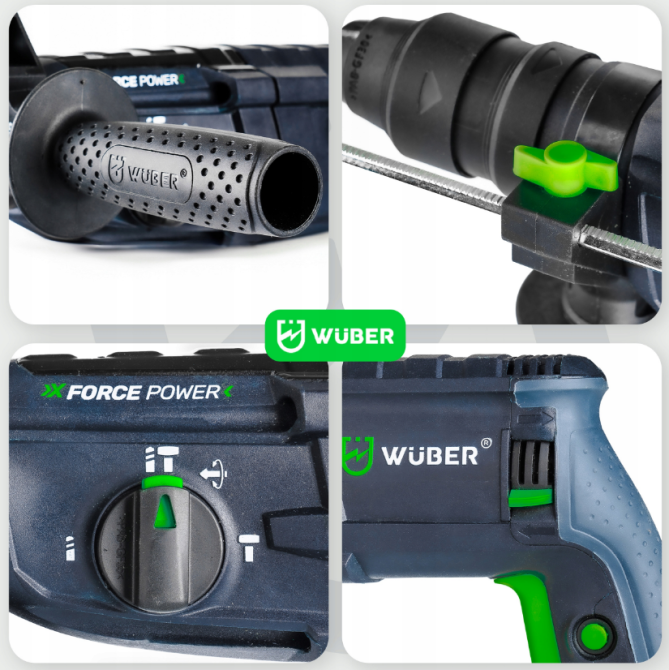 Дрель ударная 2500Вт Wuber (Польша) Киев - изображение 7