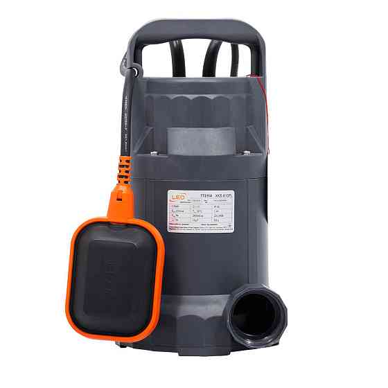 Насос дренажний садовий 0.55кВт Hmax 9м Qmax 233л/хв (част. до 5мм) LEO (773114) Рівне