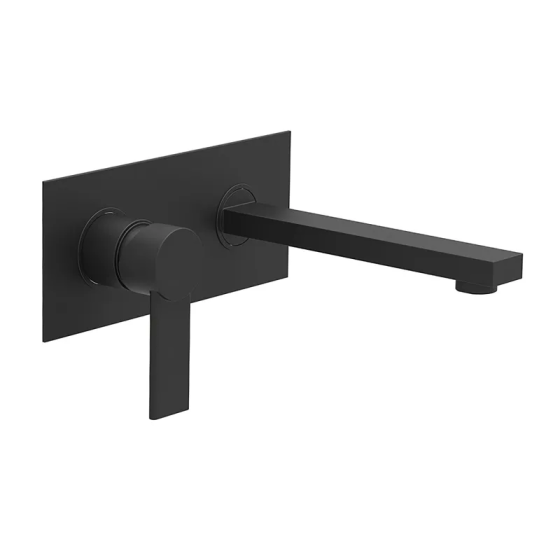 Смеситель для умывальника Mixxus Premium Benedict 001 встраиваемый (Black) (MI5965) Киев