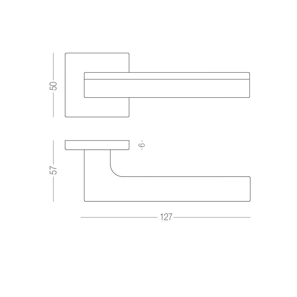 Ручка A-2021 SN Матовый никель Киев - изображение 3