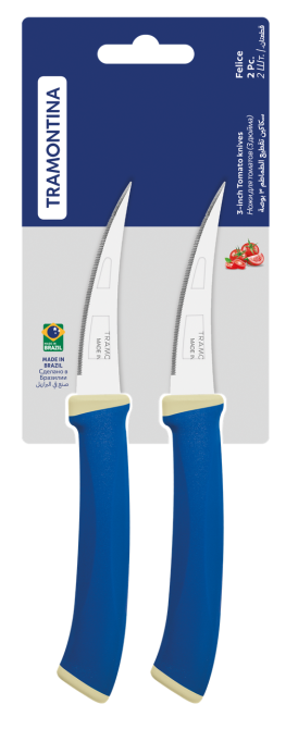 Набор ножей TRAMONTINA FELICE blue, 2 предмета (6852756) Киев - изображение 4