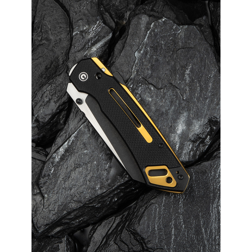 Ніж складаний тактичний Civivi Buster FG, (10.7 см) Nitro-V / G10 чорно-золотий Киев - изображение 12
