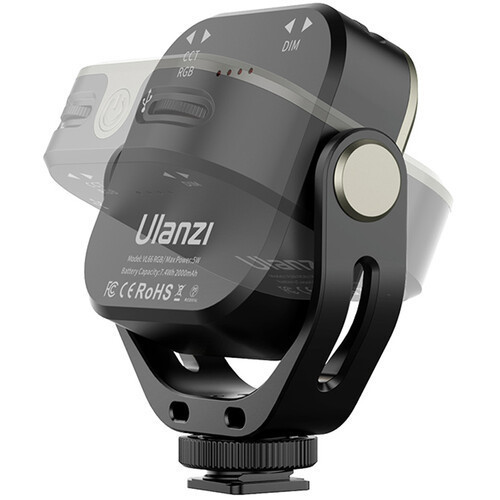 Відеосвітло з регулюванням нахилу CRI 95+ 2500-6500К Ulanzi VL66 RGB SBR Київ - фото 6