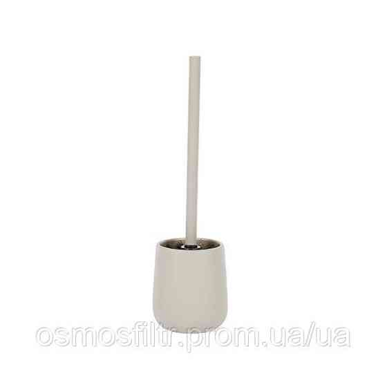 Гарнітур для WC Axentia Mondra бежевий soft touch доломіт 9.5x36x11 см (136014) Київ