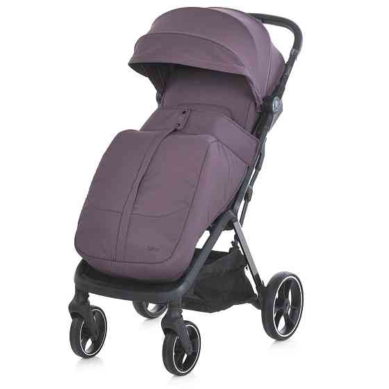 Коляска дитяча El Camino BEYA Vintage Plum прогулянкова з чохлом для ніжок у комплекті Фіолетова (ME 1127-B) Чернігів