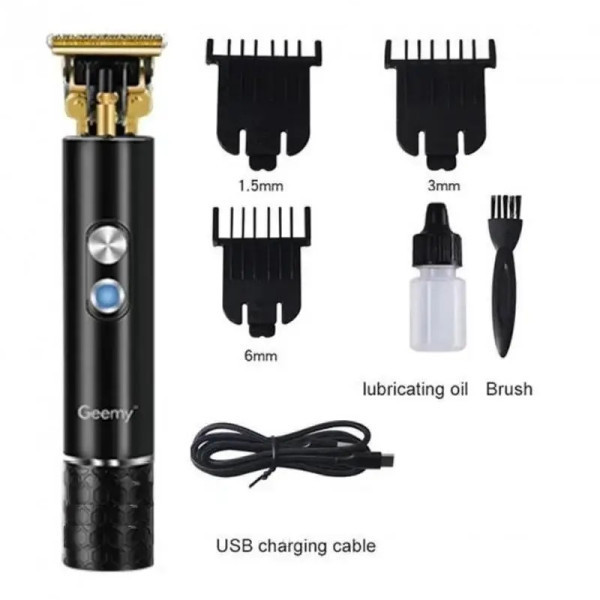 Аккумуляторная Машинка для стрижки GEEMY GM-6605 8834 3 Вт,  3 насадки длины, индикатор заряда Одесса - изображение 16