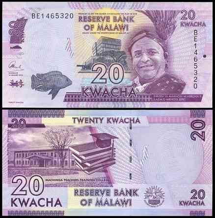 Малаві / Malawi 20 kwacha 2016 Pick New UNC Полтава