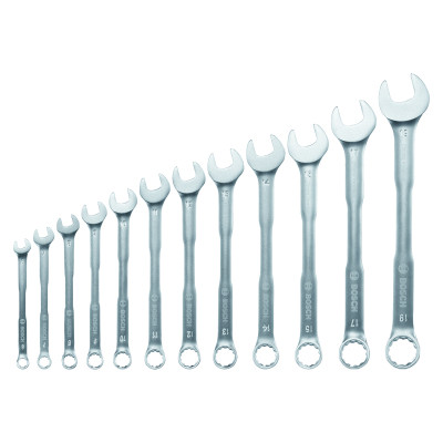 Ключ Bosch гайковий, набір 12шт, комбінований, 6-19мм, CrV (1.600.A02.Z9D) Вінниця - фото 2