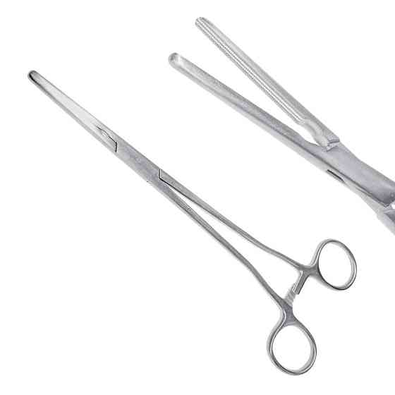 Затискач вагінальний для гістеректомії Heaney, 22,5 cм, прямий, J-17-304 Дніпро