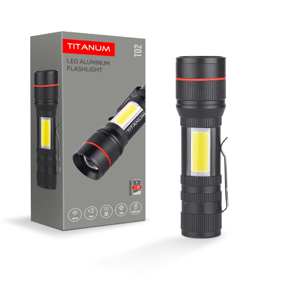 Ліхтарик LED портативний 200Lm 6500К TLF-T02 Titanum Житомир